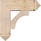 Ekena Millwork Westlake Arts and Crafts Smooth Bracket w/ Offset Brace, Douglas Fir, 7 1/2"W x 22"D x 22"H BKT0806X22X22WTL03SDF - alternate 4
